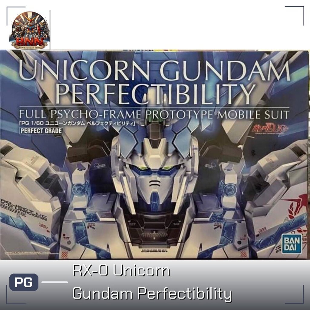 [พร้อมส่ง] Bandai PG 1/60 RX-0 Unicorn Gundam Perfectibility กันพลา Gunpla ของแท้ 100%
