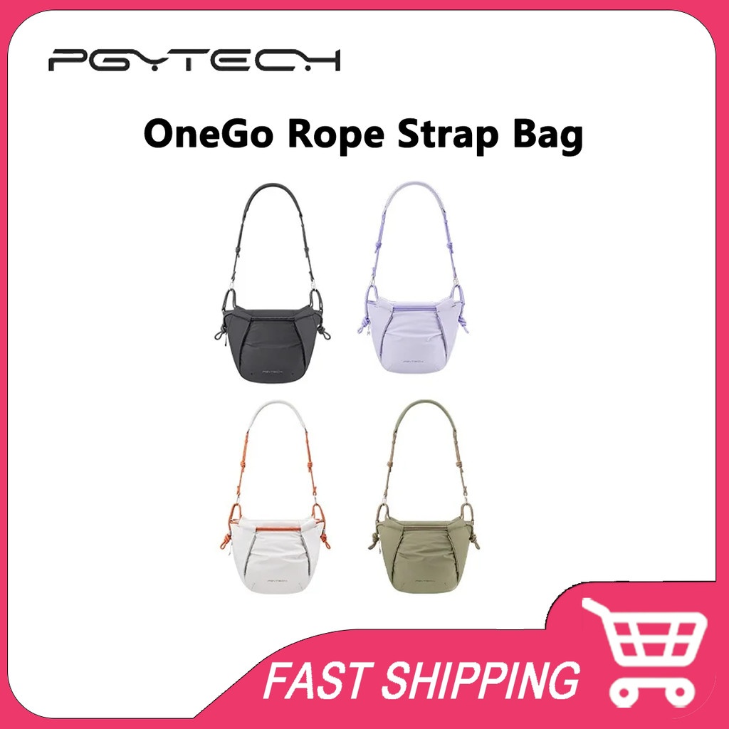 Original PGYTECH OneGo Rope Strap Bag น้ําหนักเบา Micro Crossbody ไหล่เดี่ยวถ่ายภาพพกพากระเป๋าอเนกปร