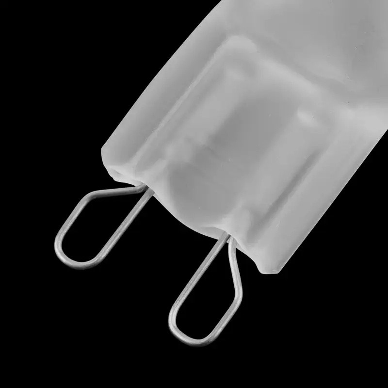 10pcs G9 หลอดไฟ 220V 75W หลอดไฟฮาโลเจน T4 ประเภท 2Pin ฐาน CRI100 G9 หลอดไฟ Long Life G9 ฮาโลเจนสําหร