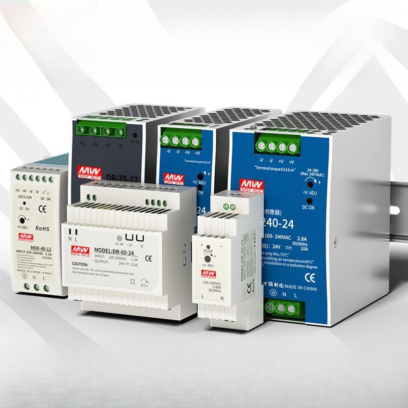 Mean Well NDR-480-24 แหล่งจ่ายไฟ