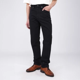 WRANGLER กางเกงยีนส์ผู้ชาย เอวกลาง ทรงตรง ทรง MWZ รุ่น WR SC23MMWZC02 สีดำ