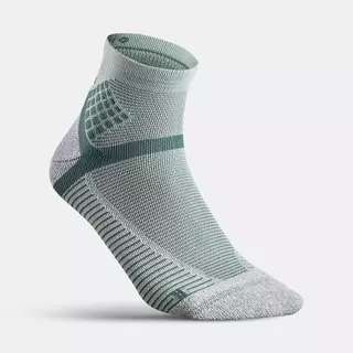Decathlon Hiking Socks - Hike 500 Mid Black X2 Pairs ถุงเท้าหุ้มข้อสำหรับใส่เดินป่ารุ่น Mh500 แพ็ค 2 คู่ - Green