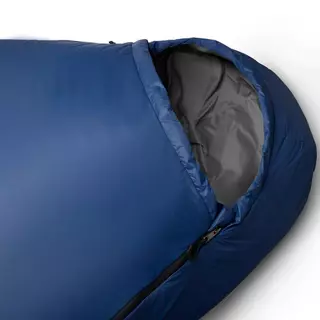 Decathlon Hiking Sleeping Bag Can Be Twinned ถุงนอนเดินป่าบุวัสดุสังเคราะห์สำหรับสภาพอากาศ 15°C รุ่น Mt500 - Blue