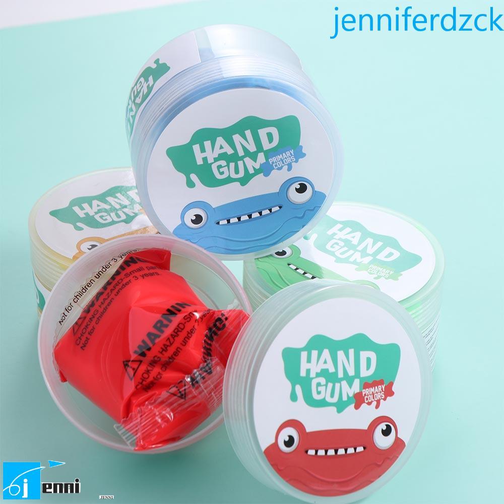 JENNIFE Hand Putty Squiz ของเล่น,นุ่มยืด 4 ชิ้น/เซ็ต Finger Training Putty, บีบของเล่น Soft Clay Non