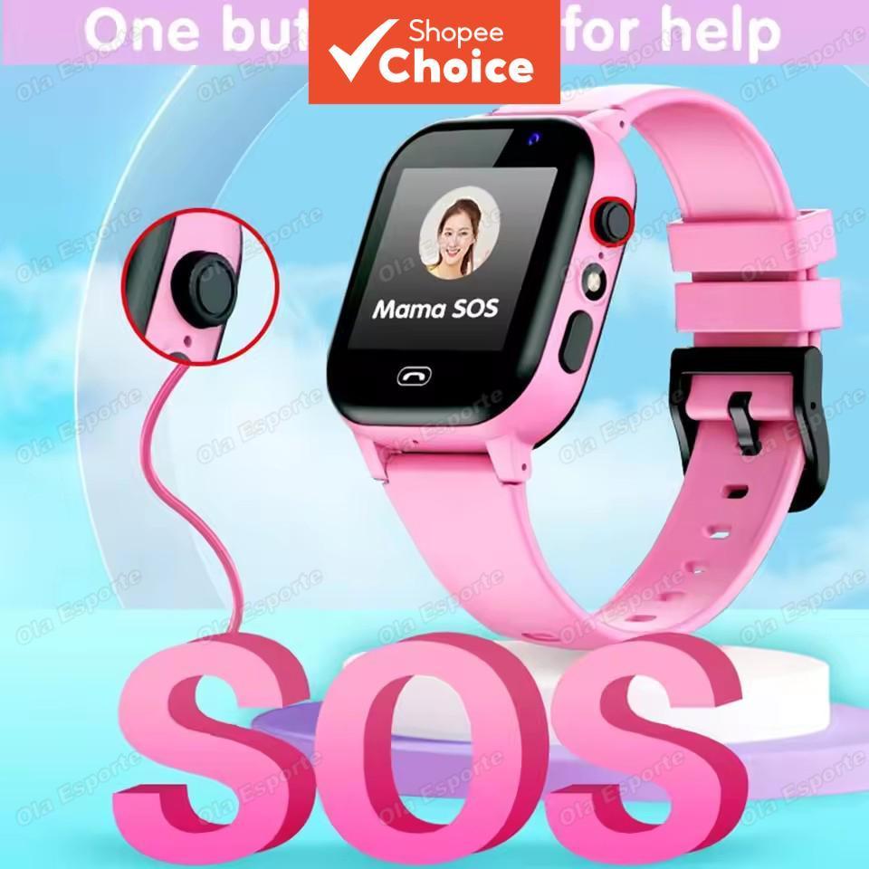 เด็กสมาร์ทนาฬิกา 2G GPS Location Video Call ซิมการ์ด SOS เด็กกล้องกันน้ําอัพเกรดสําหรับชายหญิงเด็กของขวัญ 2026