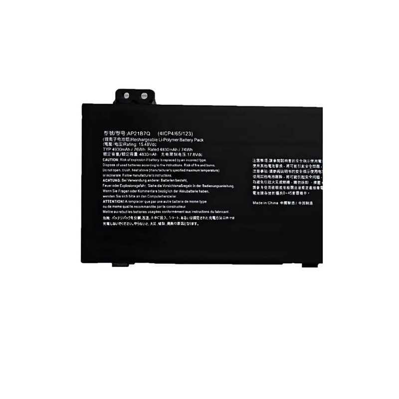 15.48V 76Wh 4930mAh AP21B7Q แบตเตอรี่แล็ปท็อปสําหรับ Acer Predator Triton 300 SE PT314 Swift X 14 SF