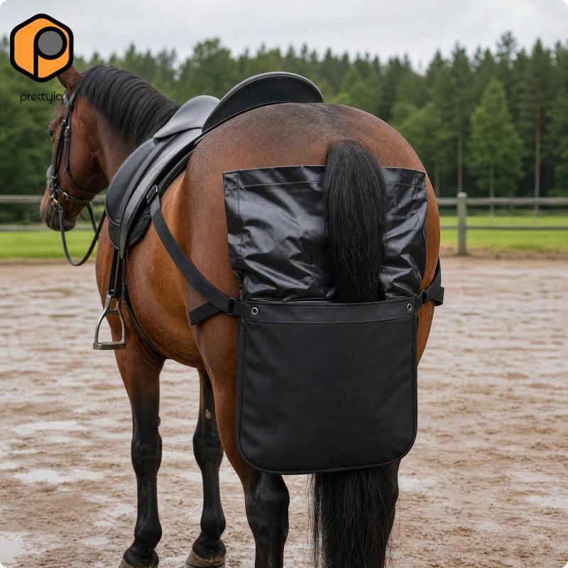 [สวย] Horse Manure Bag Waterproof Horse Droppings Bag CoversResistant Saddle M