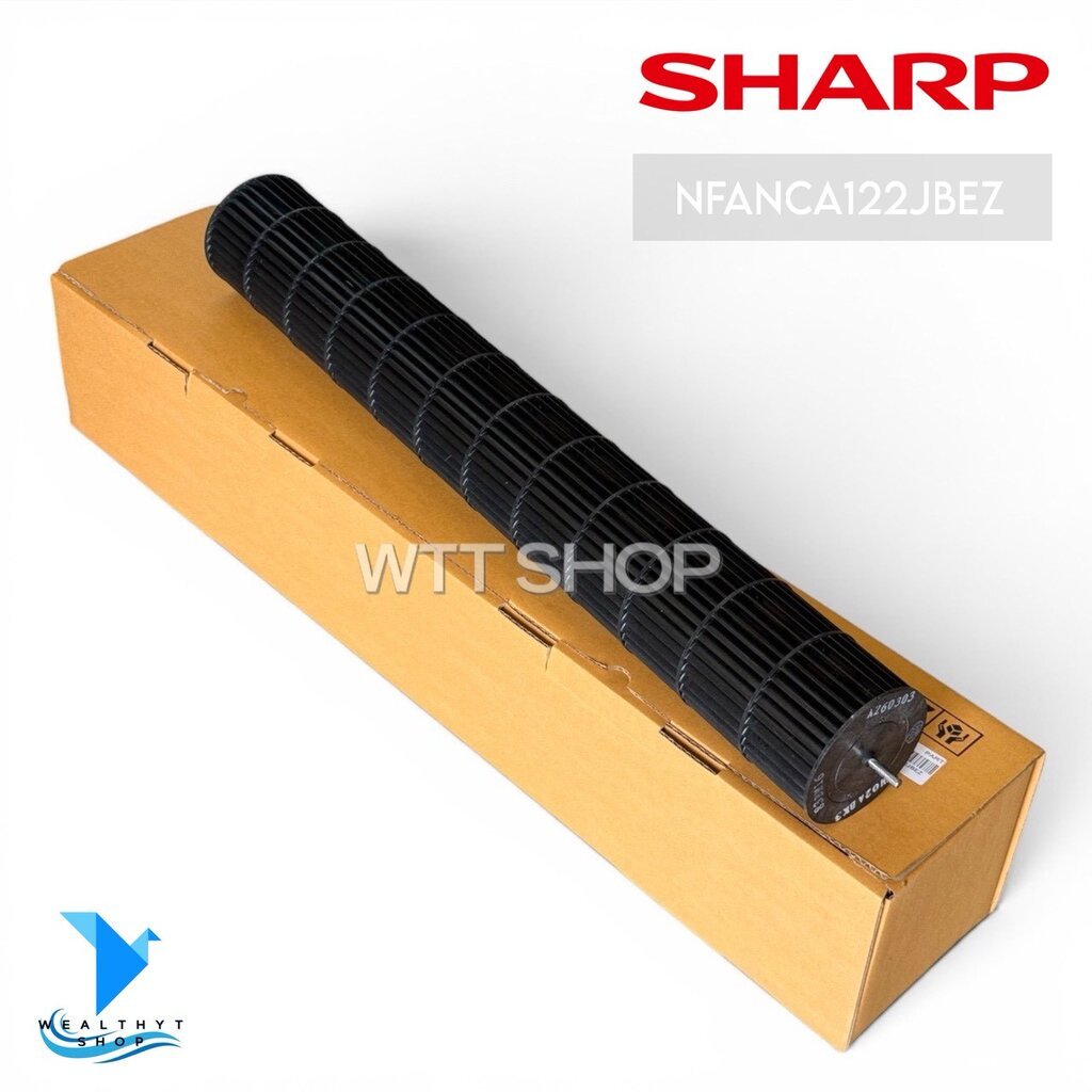 NFANCA122JBEZ ใบพัดลมคอยล์เย็น SHARP ใบพัดลมโพรงกระรอก แอร์ชาร์ป อะไหล่แอร์ ของแท้เบิกศูนย์