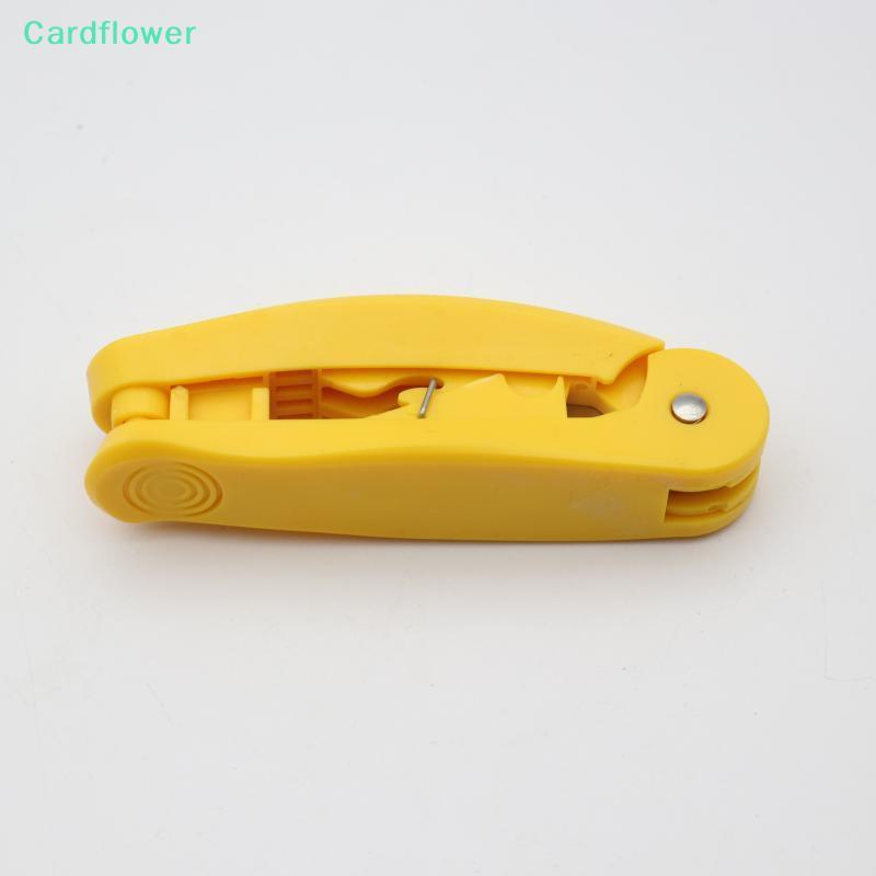 <Cardflower> Ergonomic 4 In 1 RJ45 สายเคเบิลเครือข่ายเครื่องมือตัดปอก Untangling Straightening สําหร