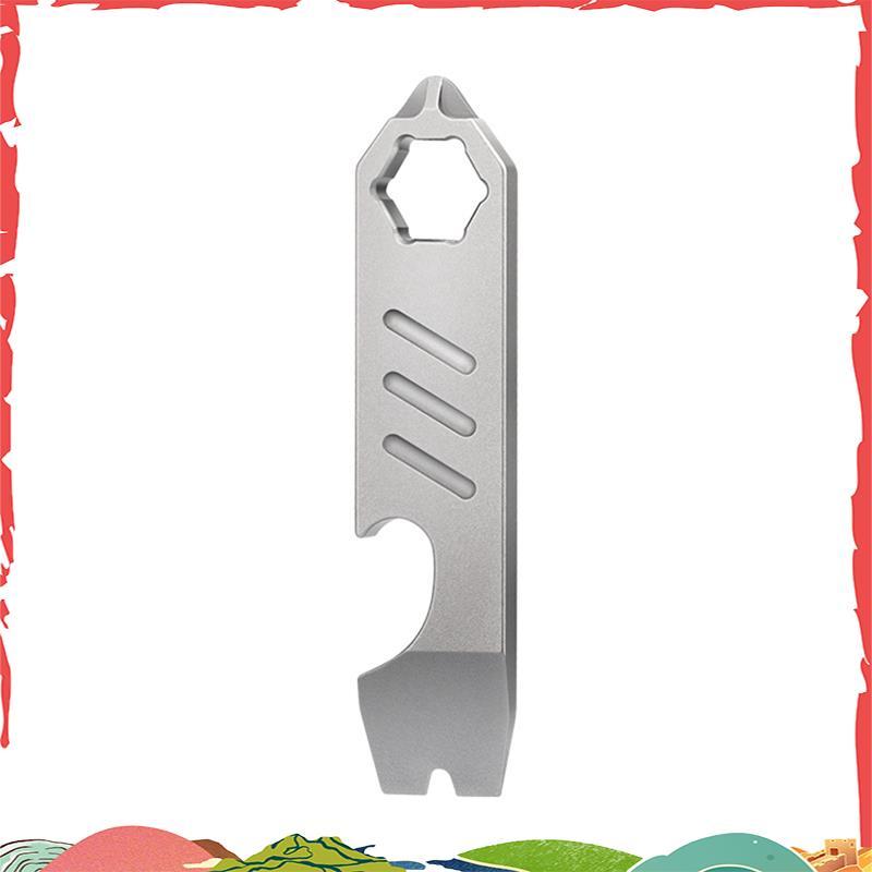 TC4 Titanium Alloy Crowbar เครื่องมือกลางแจ้งมัลติฟังก์ชั่ Camping Gear