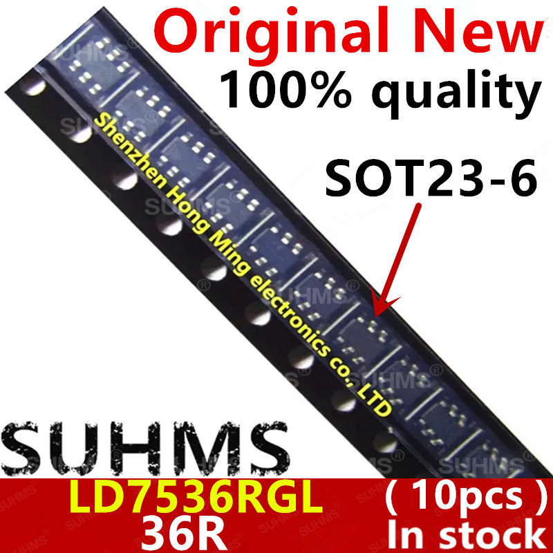(10 ชิ้น) 100% ใหม่ LD7536RGL LD7536RG LD7536R LD7536 36R sot23-6 ชิปเซ็ต AKACQ