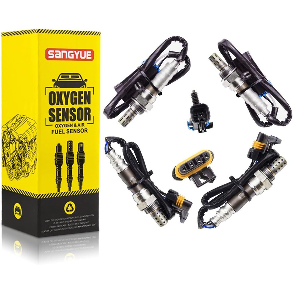 4PCS ออกซิเจน O2 Sensor 1 & 2 สําหรับ Chevrolet GMC C1500 C2500 C3500 Suburban K1500 K2500 K3500 Tah