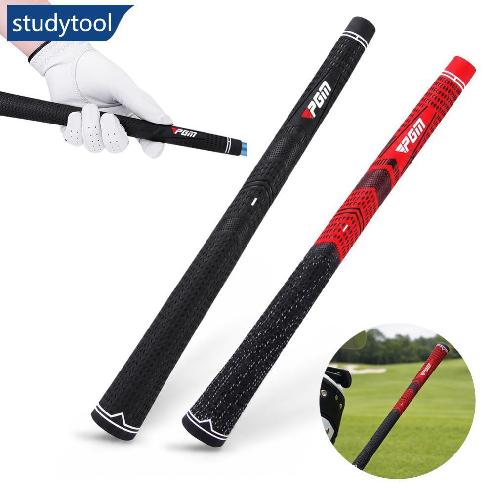 STUDYSOOL 1PC Universal Golf Club Handle ครึ่งด้ายฝ้ายยาง Anti-Slip Shock-Resistant เปลี่ยน Handle อ