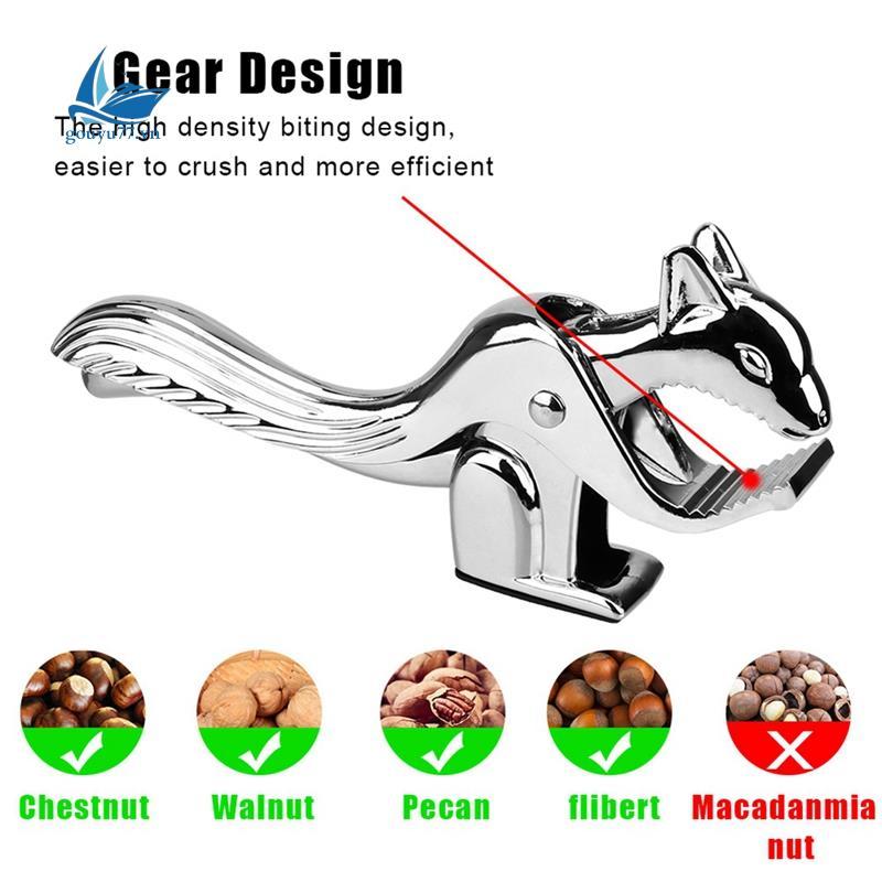 Pine Pecan Hazelnut Sheller Opener Multi-Function Squirnut Shape Quick Walnut Cracker Almond Nut Pec