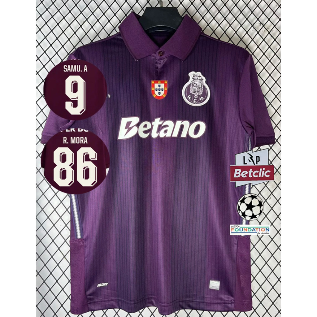 (S-4XL) 26/27 Season FC Porto Away Fan Version เสื้อฟุตบอล 026B