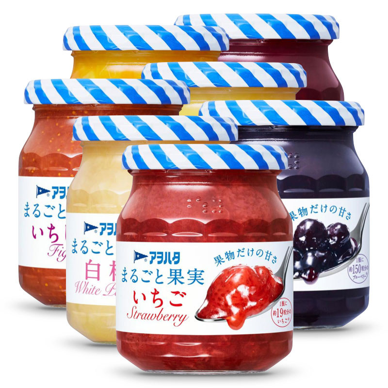 ใหม่ Sugar-Free Cupid Fruit Jam aohata Strawberry Jam Blueberry Self-Rotating Lid Mango Fig20260818