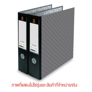 ELEPHANT แฟ้มสันกว้าง F4 สัน 3 นิ้ว รุ่น 100 สีดำ (แพ็ค 6 เล่ม)