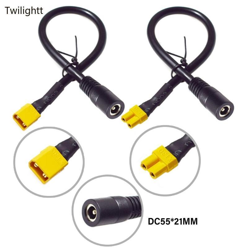 WILI XT30 ชาย DC5521 หญิงสายไฟสําหรับ Fatshark Skyzone แว่นตาวิดีโอ