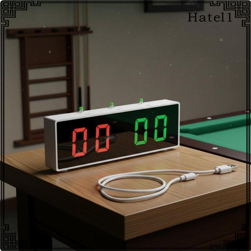 [Hatel] บิลเลียด Score Counter LED Illuminated Digital Board อุปกรณ์เสริมการแข่งขันสระว่ายน้ําแบบชาร