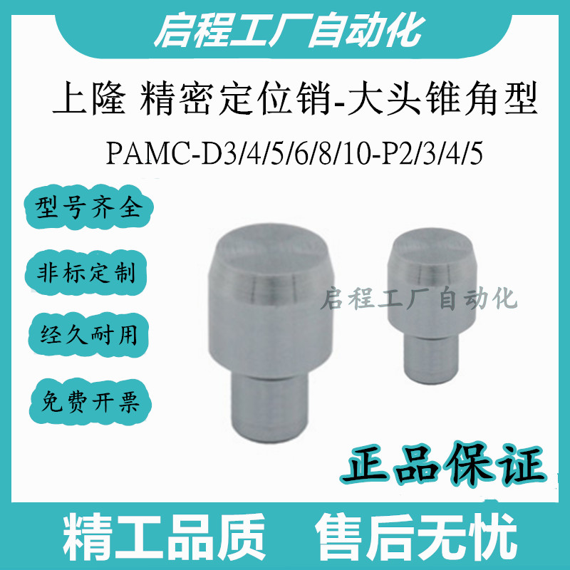 Shanglong ตําแหน่งความแม่นยํา Pin-หัวใหญ่กรวยมุมประเภท PAMC-D3/D4/D5/D6/D8/D10/D12-P2-P3