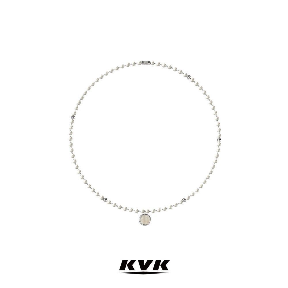 K KVK CLOUD CLOUD Series สร้อยคอจี้มุกคนดังร้อนขาย Niche อารมณ์วันหยุดสไตล์ Clavicle Chain หญิง