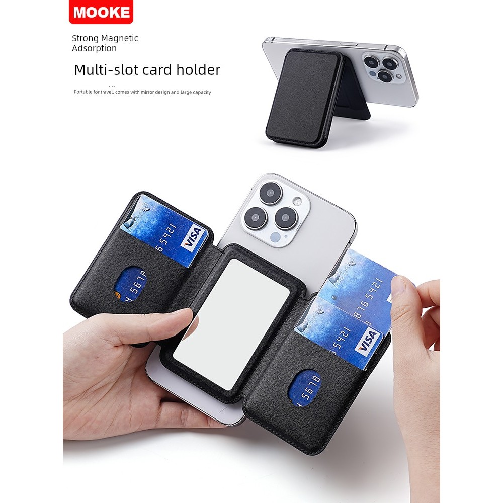 magsafe wallet true money wallet 2026ใหม่สไตล์แม่เหล็กผู้ถือบัตรที่วางโทรศัพท์มือถือสก์ท็อปแม็กเซฟ เ