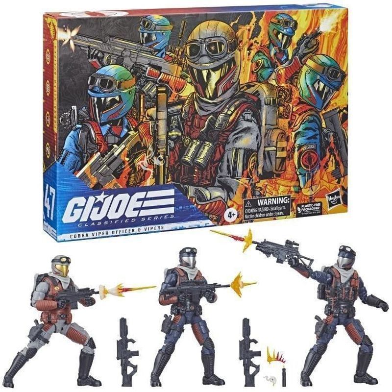กองกําลังพิเศษ GI Joe Cobra Monster Snake Demon Trio 20ซม