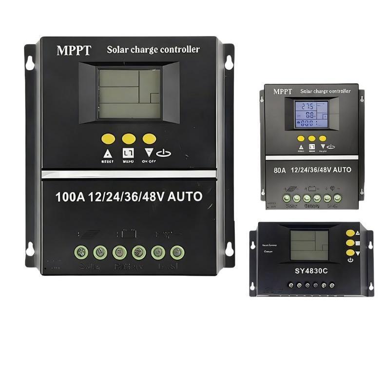 HCPowland MPPT โซล่าชาร์จเจอร์ 12V 24V 36V 48V แผงควบคุมพลังงานแสงอาทิตย์ร์