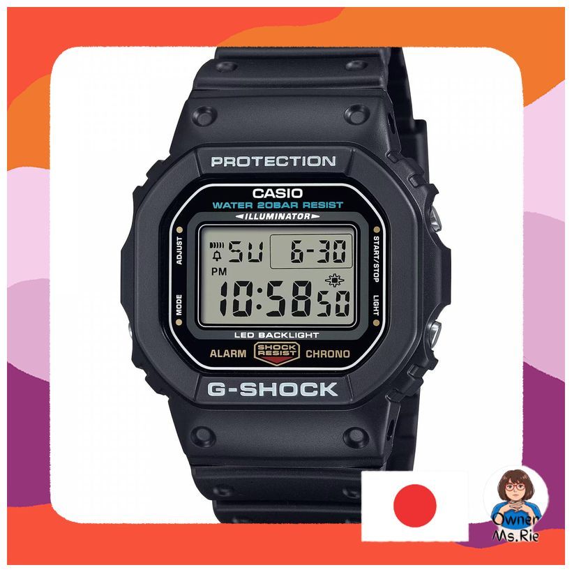 [Casio] G-Shock DW-5600UE-1 Black Men's Watch | Parallel Import