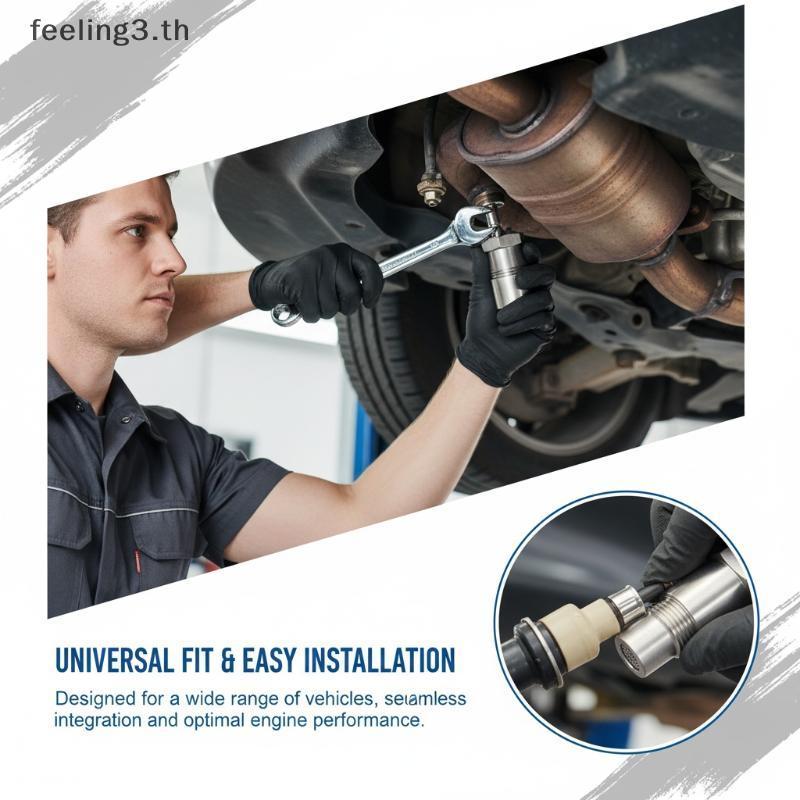 { Hot&Fashion } Oxygen Sensor O2 Spacer Adapter Bung Universal สําหรับตัวเร่งปฏิกิริยา Converter CEL