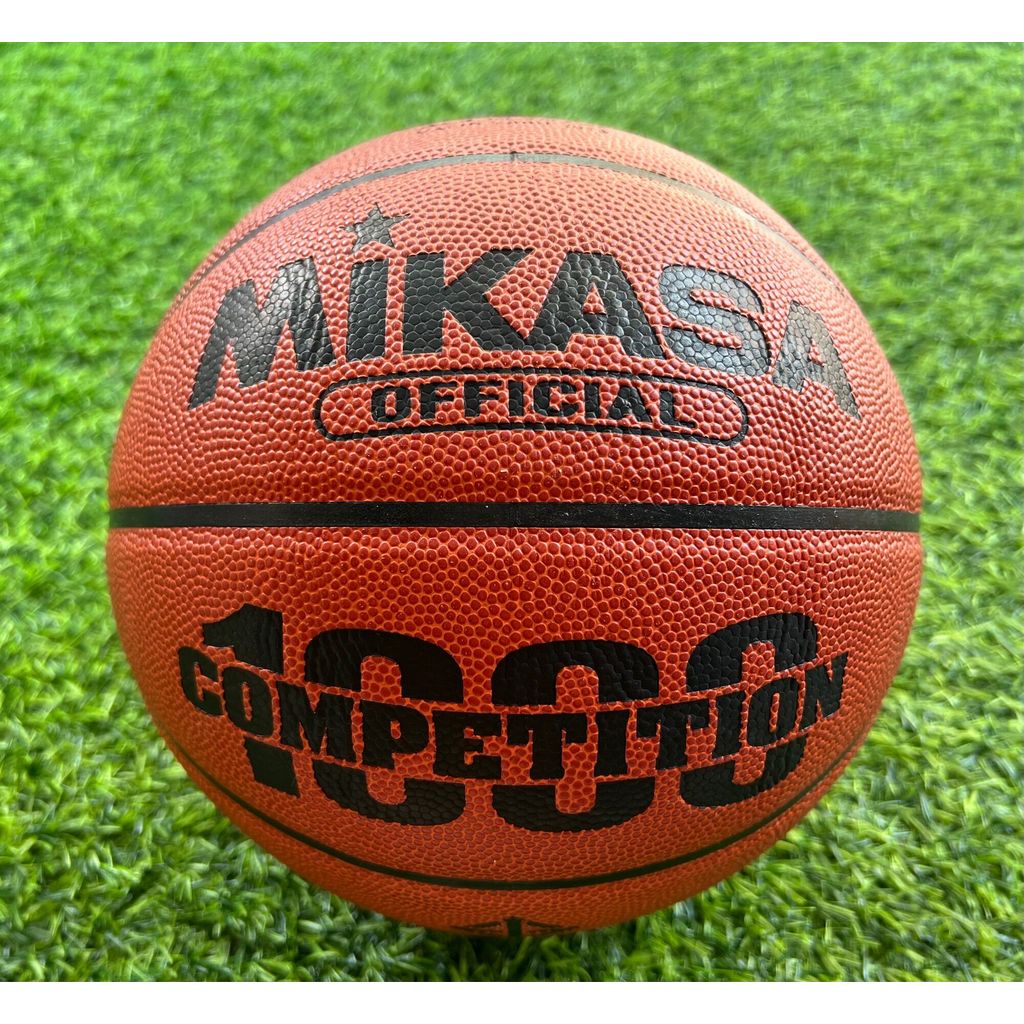ลูกบาสเกตบอลหนังพียู (PU) เบอร์ 7/ Basketball Mikasa BQ1000 PU Size:7FIBA APPROVED ของแท้ 100%ฟรีตาข