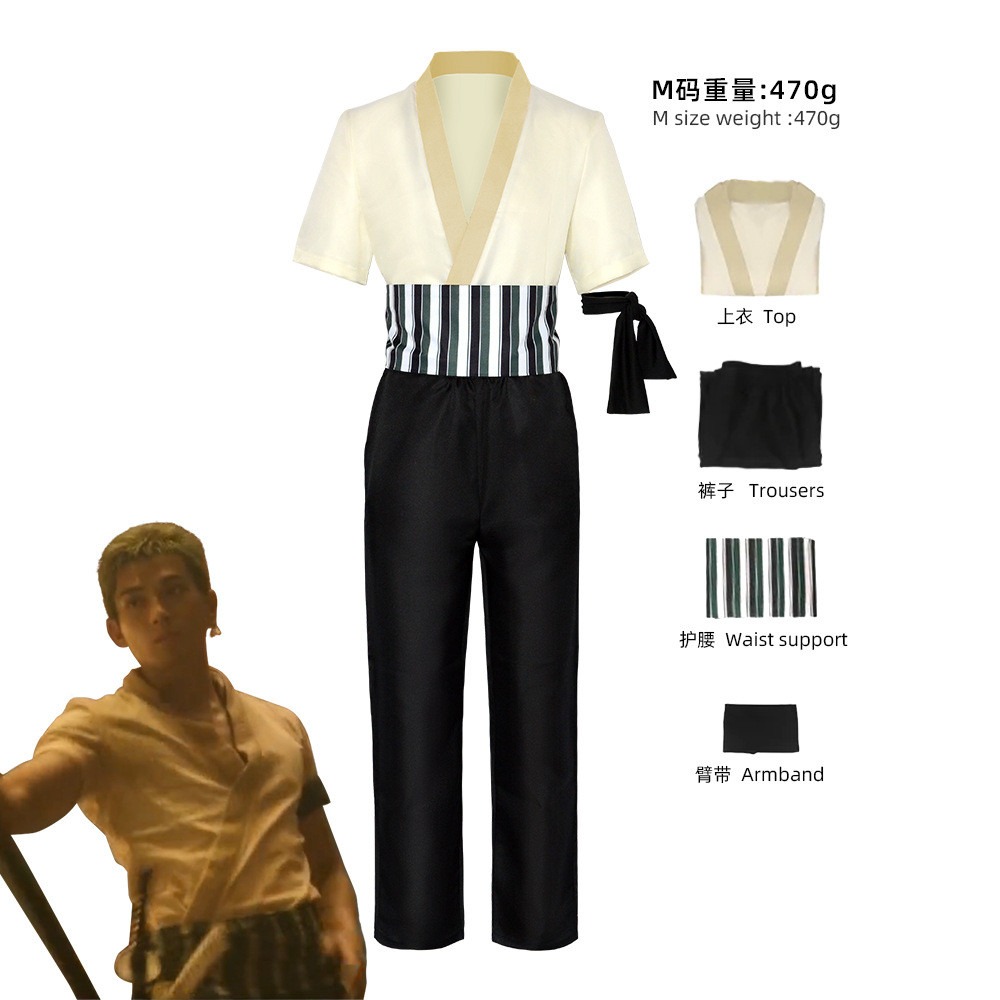 ONE PIECE Roronoa Zoro คอสเพลย์เครื่องแต่งกาย 7BCC