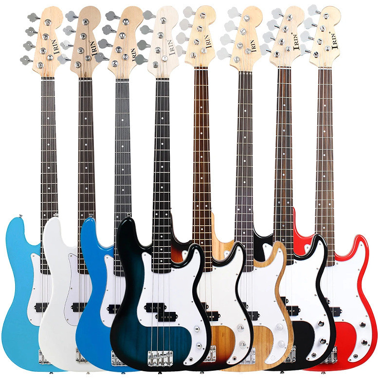 2026 Electric BASS สี่สายไฟฟ้า BASS BASS กีตาร์เด็กเริ่มต้นเล่น Rock 4-String BASS BASS