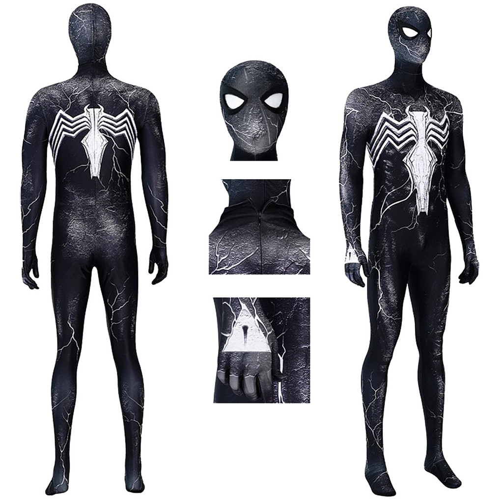 Carmani Extraordinary Spider-Man Venom Venom Symbiote คอสเพลย์เครื่องแต่งกายเสื้อผ้า Venom Symbiote