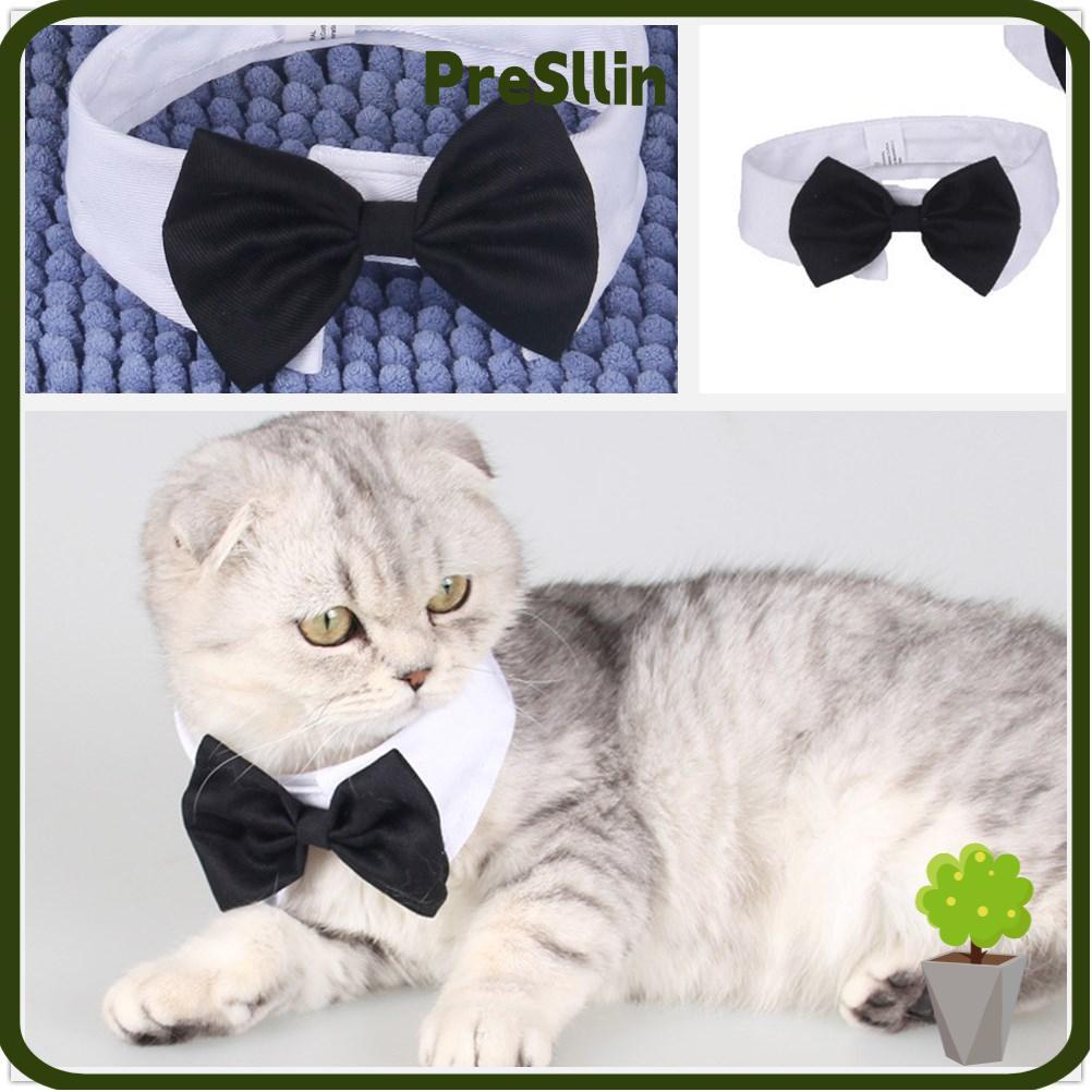 PRESCHOOLLAIN Cat Tuxedo Collar Birthday Party Puppy Weddings Pet Official Tuxedo