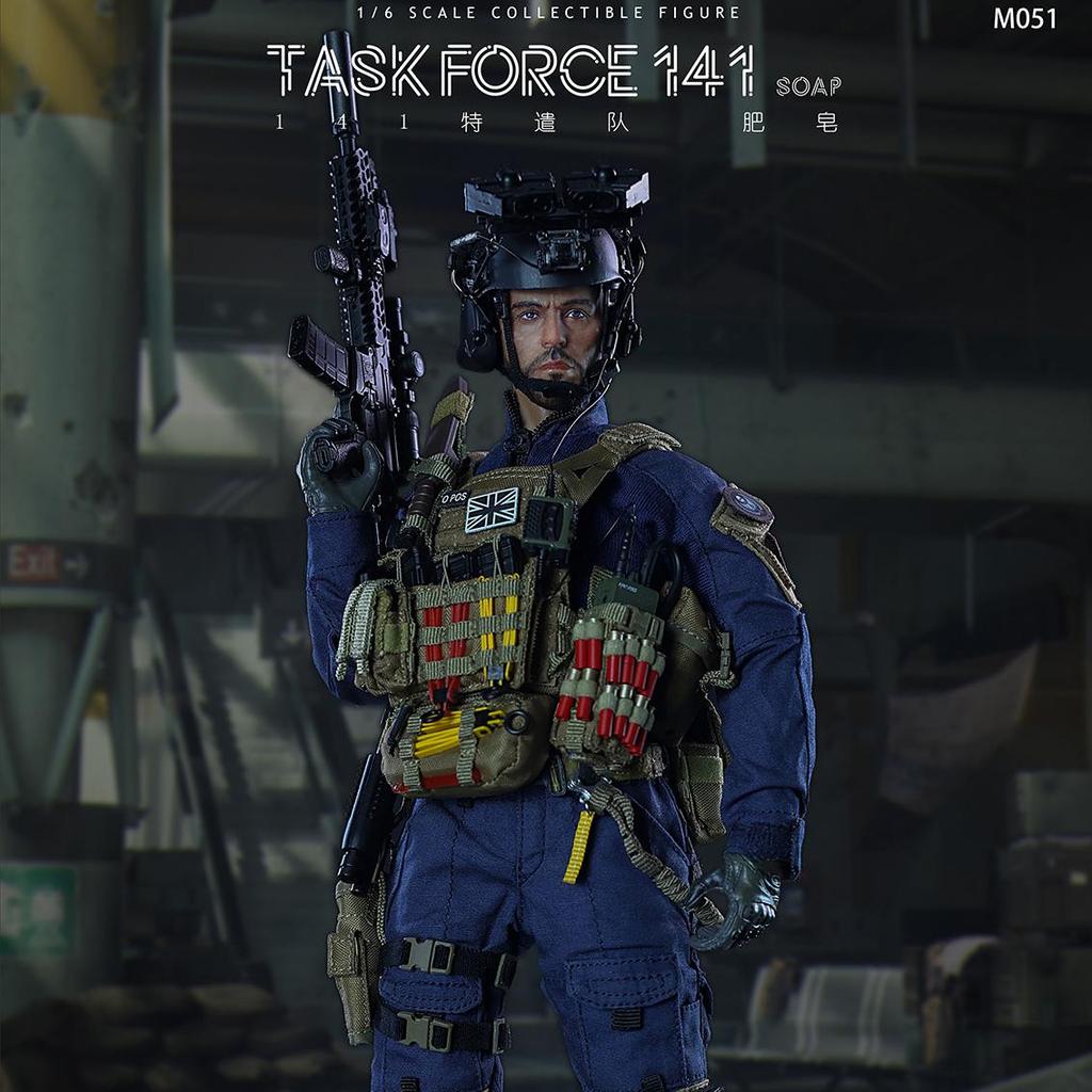 พร้อมสต็อก MINITIMES1/6 Soldier Figure Model 141 Task Force Soap M051 Action Figure