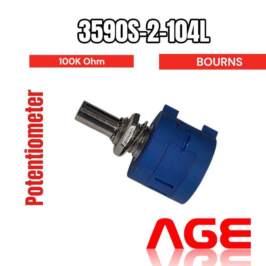 3590S-2-104L 100K Ohm BOURNS Rotary Wirewound Precision Potentiometer Pot