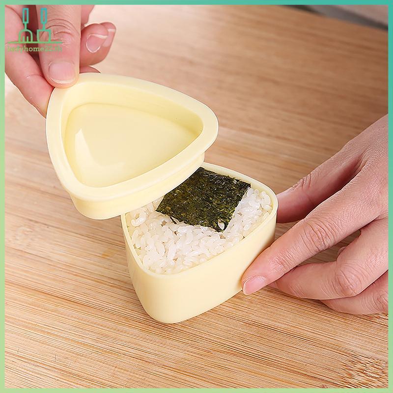 DOULADY แม่พิมพ์ซูชิ Sushi Maker Onigiri ข้าวปั้นอาหารกดสามเหลี่ยม Sushi Maker แม่พิมพ์ญี่ปุ่น Bento