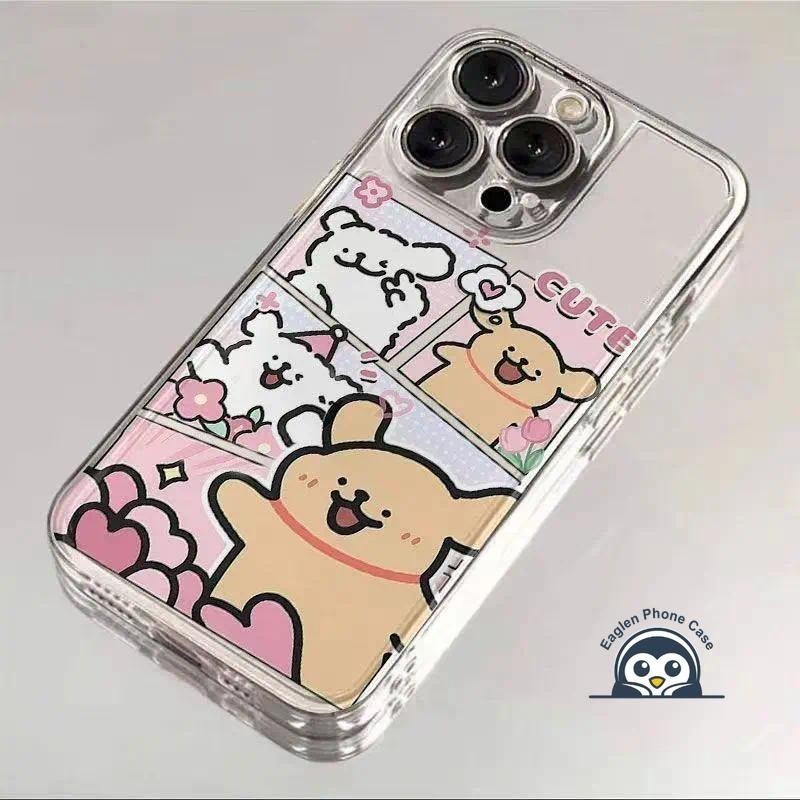 สายดอกไม้สุนัขอัลตร้าบางเคสโทรศัพท์สําหรับ iQOO Z11 Z10 Z9S Z9 Turbo Plus Z9X Z8 Z8X Z7X Z7i Z6 Z6X 