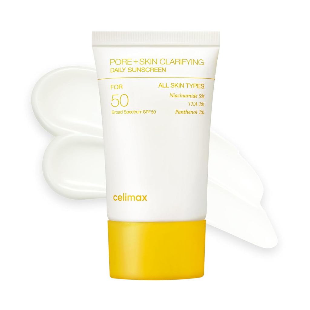 Celimax Pore+Skin Clarifying Daily Sunscreen, 1.69 fl.oz
