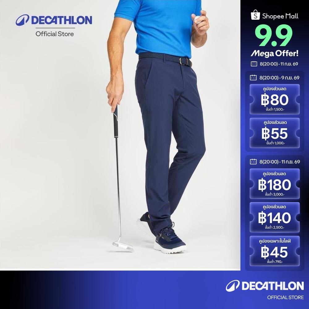 Decathlon Men’S Golf Chino Trousers กางเกงขายาวผู้ชายใส่ตีกอล์ฟ รุ่น Ww500 - Navy/Blue