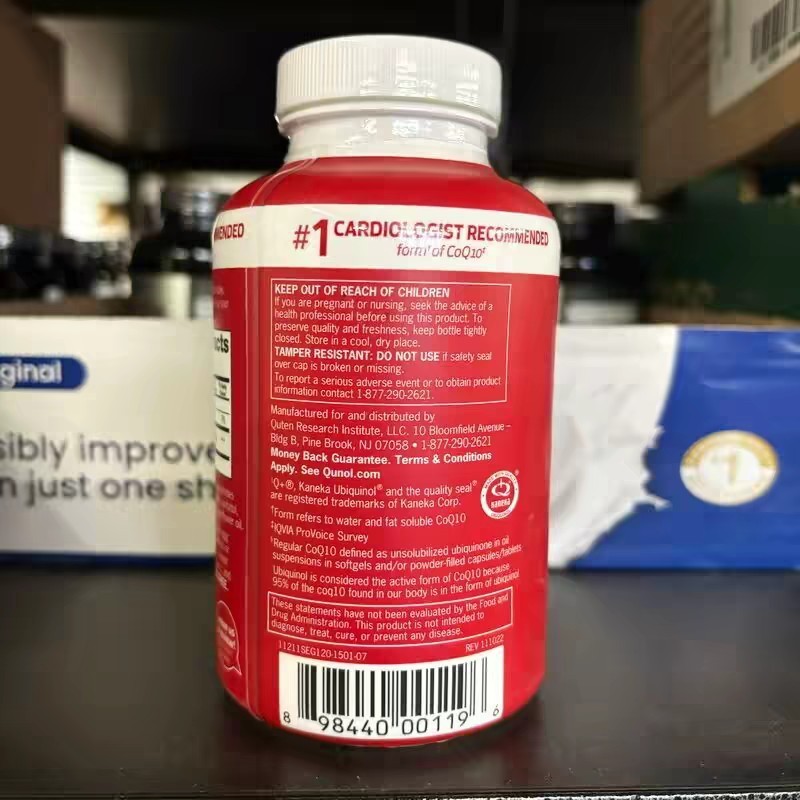 ขายร้อน Qunol Restoring Coenzyme Q10 100mg 120 แคปซูล American Panthhenol Coenzyme q10 Panthhenol