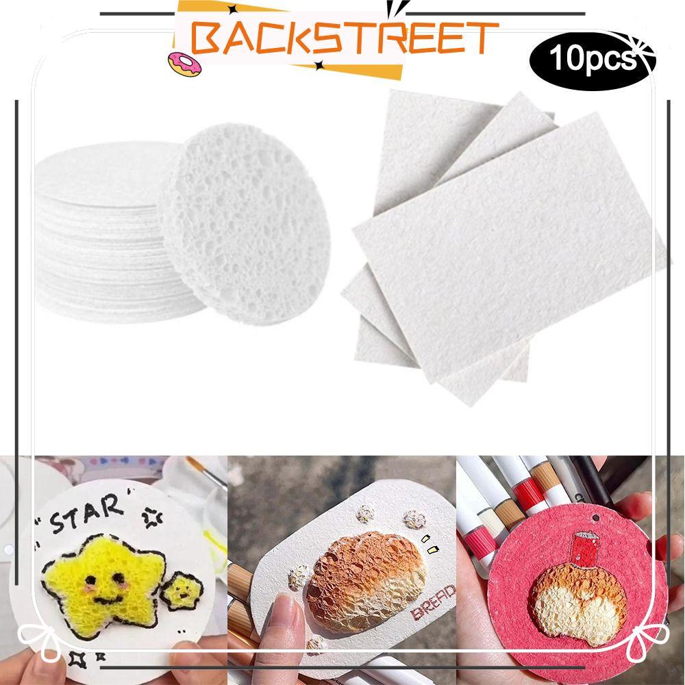 BACKSTAGE 10 ชิ้น Puffy Texture กระดาษ, โฟมของเล่นเพื่อการศึกษา Texture ภาพวาดกระดาษ, Creative หัตถก