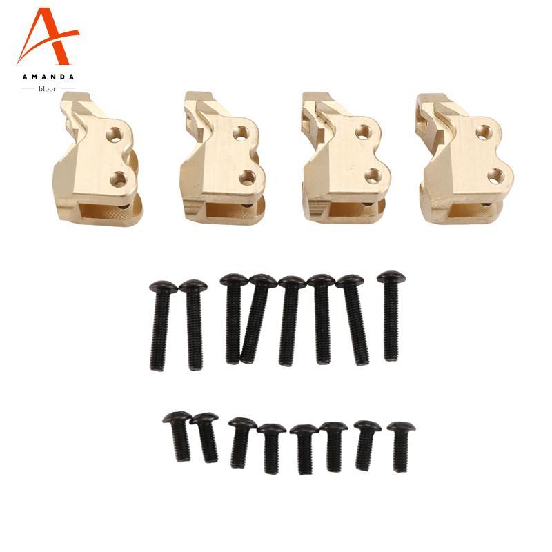RC รถอัพเกรดทองเหลือง Tie Rod Fixation Kit สําหรับ H8H 1/10 YK4102 YK4103 YK4104 YK4106 YK4082 YK408
