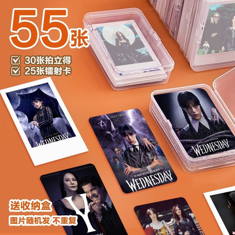 วันพุธ Photocard Janena Altega Emma Miles กล่องเก็บ 10 ซม.มุมกลมโพลารอยด์การ์ด Lomo/Xqsz