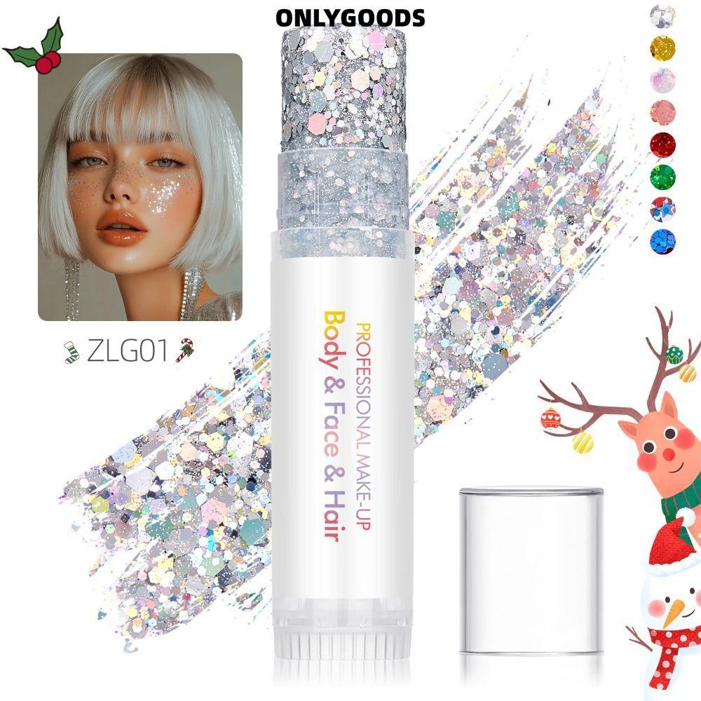 เท่านั้นGOODS Body Glitter Stick, Non Greasy Long Lasting Shine Facial Glitter Stick, อเนกประสงค์ Ch