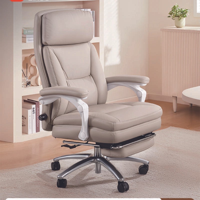Ergonomic Chair, Computer Chair, Leather Boss Chair, Office Chair, Home Reclining Sofa Chair