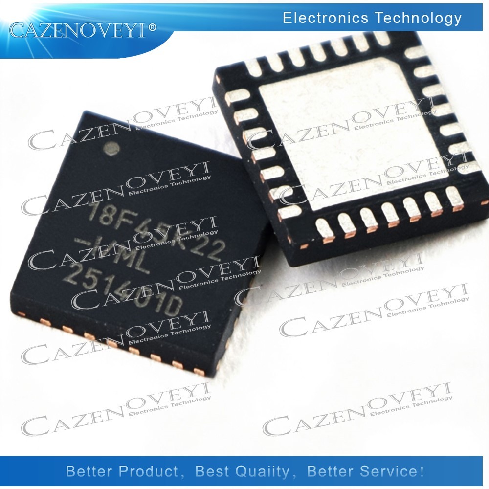 5 ชิ้น PIC18F45K22-I-ML QFN-44