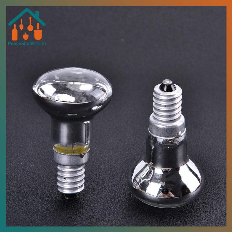 PeaceShells เปลี่ยนโคมไฟลาวา E14 R39 30W Spotlight สกรูในหลอดไฟ Spot Light TH