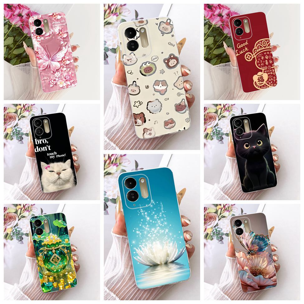 5G สําหรับ Poco C95 Pro กรณีใสน่ารักแฟชั่นผีเสื้อตลก Cool ทาสีปลอกสําหรับ Poco C 95 Pro 5G